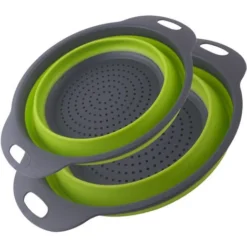 Panier égouttoir D'évier,Passoire En Silicone Pliable Vert 2pcs 9 Panier égouttoir D'évier,Passoire En Silicone Pliable Vert 2pcs -Promos Gout Cuisine Boutique 100266282 5