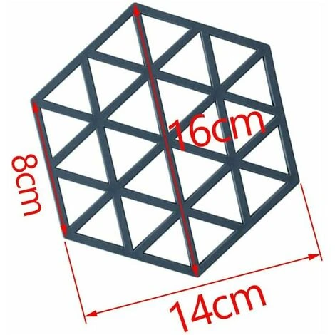 4 Pièces Dessous De Plat Silicone Dessous De Verre Hexagonaux Dessous Plat Antidérapant Résistant à La Chaleur Dessous De Plats Maniques Tapis Silicone Cuisine,16cm 3 4 Pièces Dessous De Plat Silicone Dessous De Verre Hexagonaux Dessous Plat Antidérapant Résistant à La Chaleur Dessous De Plats Maniques Tapis Silicone Cuisine,16cm – Image 3