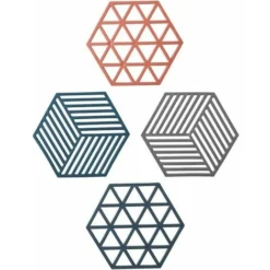 4 Pièces Dessous De Plat Silicone Dessous De Verre Hexagonaux Dessous Plat Antidérapant Résistant à La Chaleur Dessous De Plats Maniques Tapis Silicone Cuisine,16cm 8 4 Pièces Dessous De Plat Silicone Dessous De Verre Hexagonaux Dessous Plat Antidérapant Résistant à La Chaleur Dessous De Plats Maniques Tapis Silicone Cuisine,16cm -Promos Gout Cuisine Boutique 100342074 4