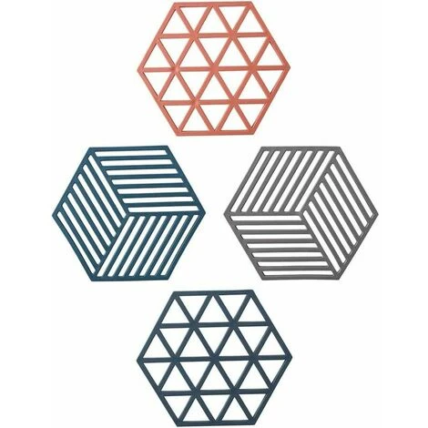 4 Pièces Dessous De Plat Silicone Dessous De Verre Hexagonaux Dessous Plat Antidérapant Résistant à La Chaleur Dessous De Plats Maniques Tapis Silicone Cuisine,16cm 4 4 Pièces Dessous De Plat Silicone Dessous De Verre Hexagonaux Dessous Plat Antidérapant Résistant à La Chaleur Dessous De Plats Maniques Tapis Silicone Cuisine,16cm – Image 4
