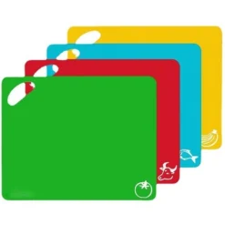 Lot De 6 Pcs Planches à Découper En Plastiques Code Couleur- Planche à Découper Plastique Sans BPA -Promos Gout Cuisine Boutique 100343671 5