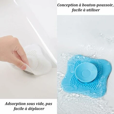 4 Bouchons Evier Cuisine,Bouchon Baignoire Universel En Silicone Bouchon De Filtre Accessoires Pour Cuisine Salle De Bain 4 4 Bouchons Evier Cuisine,Bouchon Baignoire Universel En Silicone Bouchon De Filtre Accessoires Pour Cuisine Salle De Bain – Image 4