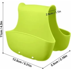 Lot De 2 Porte Éponge En Plastique Organisateur De Stockage De Cuisine De Salle De Bain Pour Double-Sink Bleu Et Vert,70g 5 Lot De 2 Porte Éponge En Plastique Organisateur De Stockage De Cuisine De Salle De Bain Pour Double-Sink Bleu Et Vert,70g -Promos Gout Cuisine Boutique 100345007 3