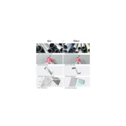 LECHUANG Lot De 6 Crochet En Porte En Acier Inoxydable+Film Protecteur En Plastique Déchirable,Sans Perçage Et Protection En Mousse ,Forme De Flèche Creuse,pour Tiroirs Placards 7 LECHUANG Lot De 6 Crochet En Porte En Acier Inoxydable+Film Protecteur En Plastique Déchirable,Sans Perçage Et Protection En Mousse ,Forme De Flèche Creuse,pour Tiroirs Placards -Promos Gout Cuisine Boutique 100715991 3