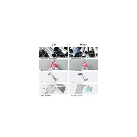 LECHUANG Lot De 6 Crochet En Porte En Acier Inoxydable+Film Protecteur En Plastique Déchirable,Sans Perçage Et Protection En Mousse ,Forme De Flèche Creuse,pour Tiroirs Placards 3 LECHUANG Lot De 6 Crochet En Porte En Acier Inoxydable+Film Protecteur En Plastique Déchirable,Sans Perçage Et Protection En Mousse ,Forme De Flèche Creuse,pour Tiroirs Placards – Image 3