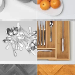 Relaxdays Range-couverts En Bambou, 5 à 7 Compartiments, Largeur De 31,5 à 49 Cm, Organiseur De Tiroir Réglable, Nature 9 Relaxdays Range-couverts En Bambou, 5 à 7 Compartiments, Largeur De 31,5 à 49 Cm, Organiseur De Tiroir Réglable, Nature -Promos Gout Cuisine Boutique 10364050 5