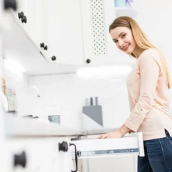 Relaxdays Boîte à Couverts Tiroir, Extensible, Largeur Variable, 5-7 Casiers, Organiseur Bambou, HLP 5x48x33,5cm, Blanc -Promos Gout Cuisine Boutique 10368081 5