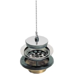 NICOLL Bonde évier Laiton à Bouchon Ø84, 0501003