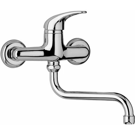 Mitigeur évier Mural Piralla Zoe 0ZO00062A16 Chromé 1 Mitigeur évier Mural Piralla Zoe 0ZO00062A16 Chromé