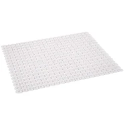 EDA - Tapis De Fond D'évier Découpable - 41x31 Cm - Blanc Cérusé