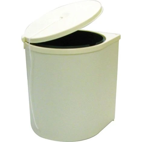 Poubelle De Porte Pivotante Beige à Cordon - 13 L - Nombre De Seaux : 1 - Contenance : 13 L - Pour Caisson De Largeur : 400 Mm - Décor : Beige - Largeur : 280 Mm - Profondeur : 280 Mm - Hauteur : 340 1 Poubelle De Porte Pivotante Beige à Cordon - 13 L - Nombre De Seaux : 1 - Contenance : 13 L - Pour Caisson De Largeur : 400 Mm - Décor : Beige - Largeur : 280 Mm - Profondeur : 280 Mm - Hauteur : 340