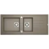 CAREA - Évier à Encastrer ARCOS 2 Cuves Taupe - Taupe