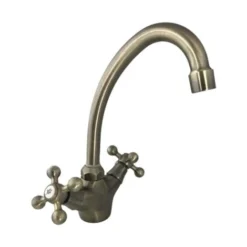 Robinet Cuisine Mélangeur D'évier Vieux Laiton