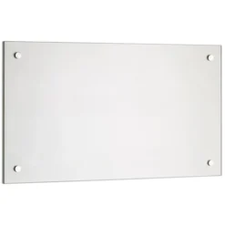 Mucola Trempé Transparent Cuisine Mur Arrière Rétroviseur Carrelage Miroir De Protection Murale Tuile De Cuisine Verre Transparent - 90x40CM