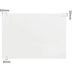 Mucola Trempé Transparent Cuisine Mur Arrière Rétroviseur Carrelage Miroir De Protection Murale Tuile De Cuisine Verre Transparent - 90x40CM -Promos Gout Cuisine Boutique 16434886 4