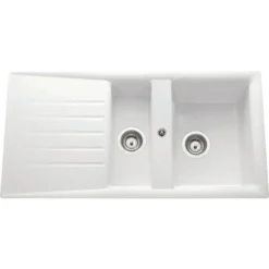 Évier Synthèse Blanc Ewi EMERAUDE 1 Bac 1/2 - 1 égouttoir 5 Évier Synthèse Blanc Ewi EMERAUDE 1 Bac 1/2 - 1 égouttoir -Promos Gout Cuisine Boutique 16737743 3