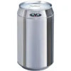 Poubelle De Cuisine Automatique CAN Argent Acier Inoxydable 30 L
