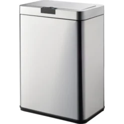 Poubelle De Cuisine Automatique DAYTONA Argent Acier Inoxydable 60 L