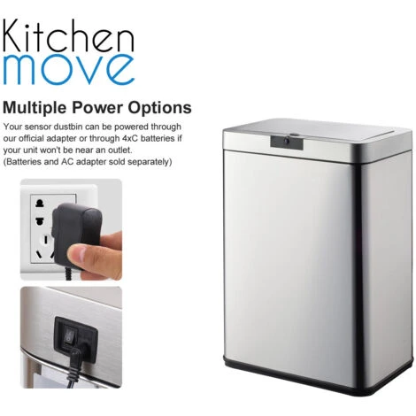 Poubelle De Cuisine Automatique DAYTONA Argent Acier Inoxydable 60 L 5 Poubelle De Cuisine Automatique DAYTONA Argent Acier Inoxydable 60 L – Image 5