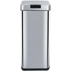 Poubelle De Cuisine Automatique Design 50L PARKSIDE En Acier INOX Avec Cerclage