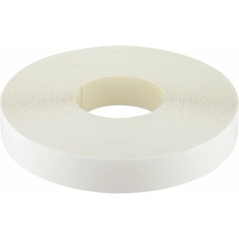 Chant Mélaminé Pré-encollé Bg 23 Mm X 25 M Blanc Satiné 1 Chant Mélaminé Pré-encollé Bg 23 Mm X 25 M Blanc Satiné