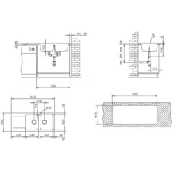 Lisse évier Réversible 2 Cuves 1 égouttoir En Résine Gris 5 Lisse évier Réversible 2 Cuves 1 égouttoir En Résine Gris -Promos Gout Cuisine Boutique 17618533 3