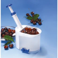 Dénoyauteur à Cerises, Blanc/ Bleu Westfalia -Promos Gout Cuisine Boutique 18044783 3