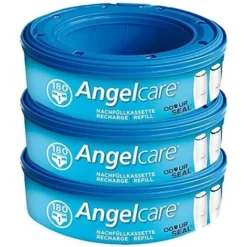Angelcare Pack De 3 Recharges Pour Poubelle à Couches