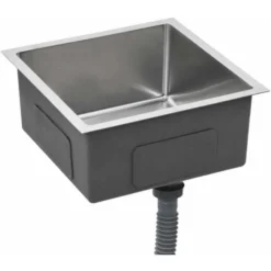 Évier De Cuisine Fait à La Main Acier Inoxydable VidaXL -Promos Gout Cuisine Boutique 18515647 4