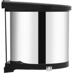 Poubelle Intégrée De Cuisine Acier Inoxydable 8 L VidaXL -Promos Gout Cuisine Boutique 19230608 4