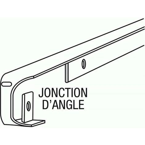 Profil Alu Jonction D'angle Pour Plan épaisseur 38mm Rayon 9-11mm Longueur 670mm 2 Profil Alu Jonction D'angle Pour Plan épaisseur 38mm Rayon 9-11mm Longueur 670mm – Image 2