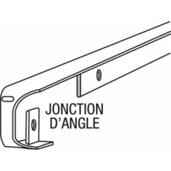 Profil Alu Jonction D'angle Pour Plan épaisseur 38mm Rayon 9-11mm Longueur 670mm 5 Profil Alu Jonction D'angle Pour Plan épaisseur 38mm Rayon 9-11mm Longueur 670mm -Promos Gout Cuisine Boutique 19241429 3