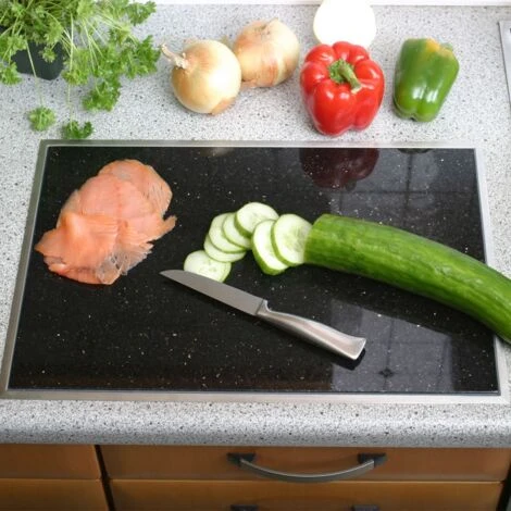 Planche à Découper Intégrée En Granit Galaxy Star CACGT001 4 Planche à Découper Intégrée En Granit Galaxy Star CACGT001 – Image 4