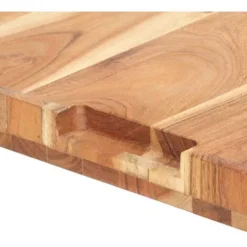 Planche à Découper 40x30x4 Cm Bois D'acacia Massif VidaXL -Promos Gout Cuisine Boutique 23563724 5