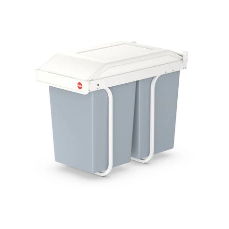 Poubelle Sous Evier 2x15L. 1 Poubelle Sous Evier 2x15L.