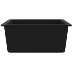 Évier De Cuisine Avec Trou De Trop-plein Noir Granit VidaXL 9 Évier De Cuisine Avec Trou De Trop-plein Noir Granit VidaXL -Promos Gout Cuisine Boutique 25675989 5