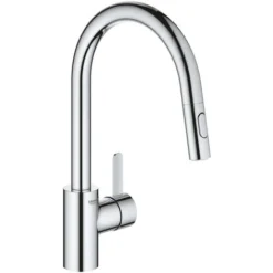 Mitigeur DâĂ©vier Avec Douchette Extractible GROHE Eurosmart Cosmopolitan - ChromĂ©