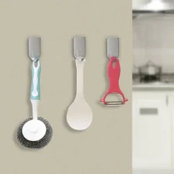 LITZEE Crochets Forts Crochet Mural Crochets Muraux En Acier Inoxydable Imperméable à L'eau Pour La Robe Robe Serviette Porte-clés Sacs De Noël Lumières-Accueil Cuisine Salle 8-Pack 7 LITZEE Crochets Forts Crochet Mural Crochets Muraux En Acier Inoxydable Imperméable à L'eau Pour La Robe Robe Serviette Porte-clés Sacs De Noël Lumières-Accueil Cuisine Salle 8-Pack -Promos Gout Cuisine Boutique 26461697 3