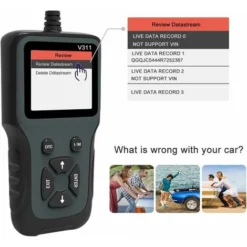 Outil De Diagnostic Voiture OBD2 Universel Support Français Lecteur Et Suppression De Codes D’erreurs Moteur Voiture -Promos Gout Cuisine Boutique 27114933 3
