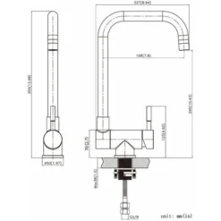 CECIPA Robinet De Cuisine Rabattable 2 Jets Aux Choix, Mitigeur Evier Repliable En Acier Inoxydable Devant Fenêtre, Robinet Évier Pivotant à 360º Brossé Anti-empreinte -Promos Gout Cuisine Boutique 28287976 5
