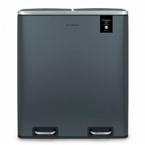 Les Collectors N°906 Poubelle De Tri à Pédale 60L Gris Mat Edition 1 Les Collectors N°906 Poubelle De Tri à Pédale 60L Gris Mat Edition