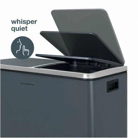 Les Collectors N°906 Poubelle De Tri à Pédale 60L Gris Mat Edition 4 Les Collectors N°906 Poubelle De Tri à Pédale 60L Gris Mat Edition – Image 4