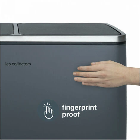 Les Collectors N°906 Poubelle De Tri à Pédale 60L Gris Mat Edition 5 Les Collectors N°906 Poubelle De Tri à Pédale 60L Gris Mat Edition – Image 5
