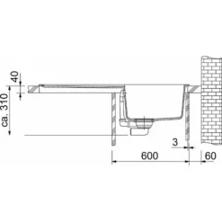 Franke Orion - OID 611 évier De Cuisine à Encastrer Tectonite® Carbone (114.0288.543) 5 Franke Orion - OID 611 évier De Cuisine à Encastrer Tectonite® Carbone (114.0288.543) -Promos Gout Cuisine Boutique 29873840 3