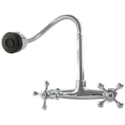 Mélangeur Mural D'évier Cuisine RETRO Avec Bec Orientable