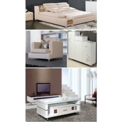 LITZEE 4x Pieds De Meubles, Réglables Pied Pieds De Meubles - Chrome Métal - Hauteur Réglable (Total: 50mm) -Promos Gout Cuisine Boutique 31774818 5