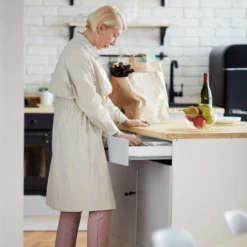 Relaxdays Range Couverts Extensible,7 Casiers, Couvert Et Ustensiles De Cuisine, Plastique, HlP 6 X 23,5x31,5cm,gris -Promos Gout Cuisine Boutique 31797320 3