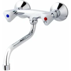 Mélangeur Mural Pour évier 2 Poignées