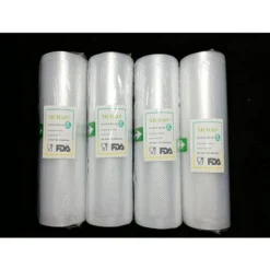 4 Rouleaux Sac Sous Vide Gaufré 20500CM Stockage Alimentaire Sans BPA -Promos Gout Cuisine Boutique 32702977 5