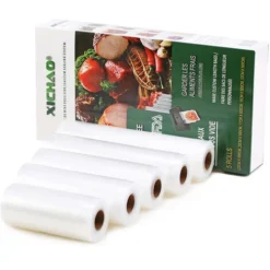 5 Rouleaux Sac Sous Vide Gaufré 12/15/17/20/22500CM Stockage Alimentaire